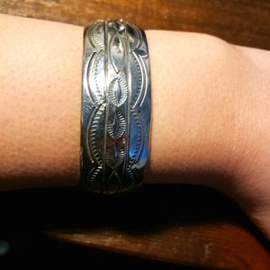 Native American Sterling Silver Bracelet